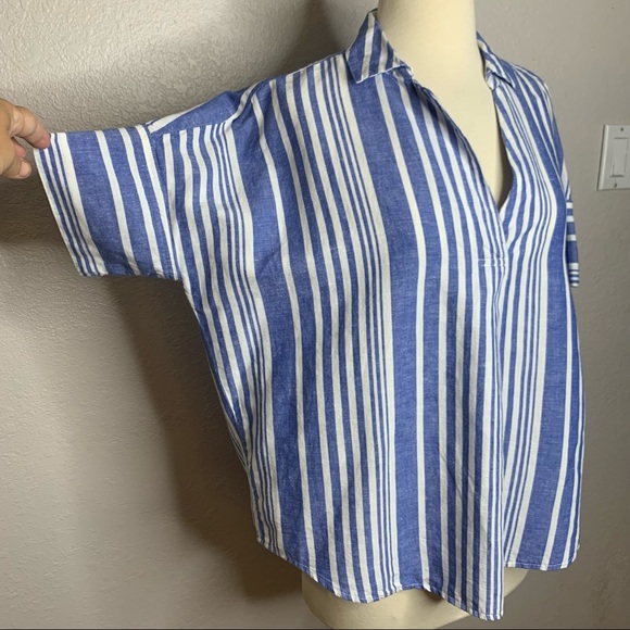 courier button back shirt madewell